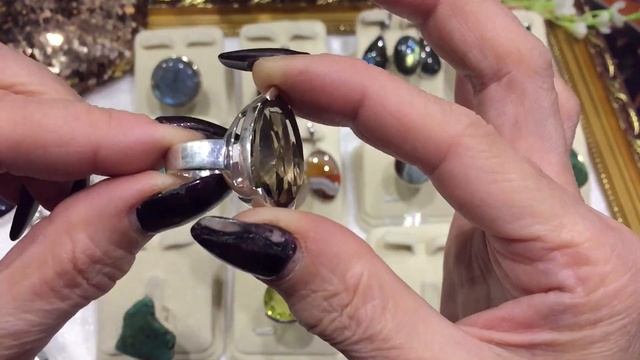 ГИГАНТСКИЕ КОЛЬЦА С НАТУРАЛЬНЫМИ КАМНЯМИ смотреть онлайн