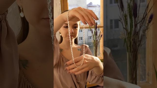 Цепочка кордовая тройная. Серебро 925. Цепь на шею, плетение Корда, полновесная под оберег, кулон. смотреть онлайн