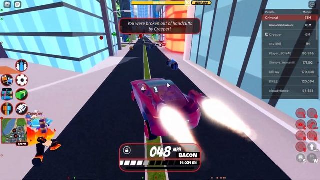 SUPER INTENSE 5v1 C4 SALTY COP BATTLES | Roblox Jailbreak смотреть онлайн