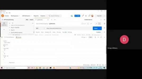 Part 8 Web scraping using Postman