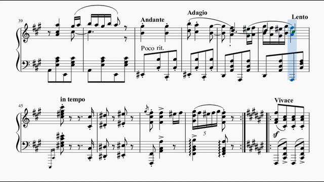 Hungarian Dance No.5 (Dança Húngara nº5) - Johann Brahms - Piano Tutorial смотреть онлайн