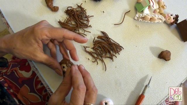 Polymer Clay Tutorial - How to Make Hair смотреть онлайн