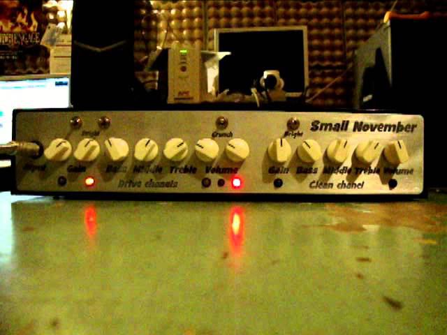 Small November. Tube guitar preamp. смотреть онлайн