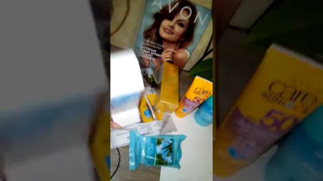 Обзор заказа 11 АVON👙☀️солнцезащитная серия! смотреть онлайн