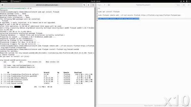 How to install LeoCAD on Debian 11 смотреть онлайн