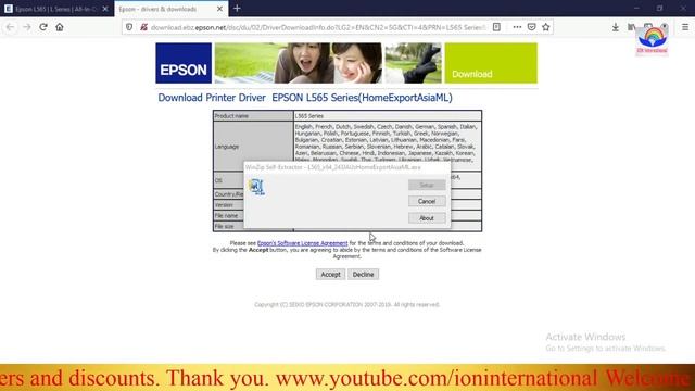 How to Install Epson L565 Printer driver on Windows 10 l ION International смотреть онлайн