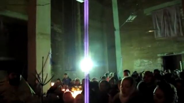 Рождественские колядки после ночной Литургии, 7 января 2012г. смотреть онлайн