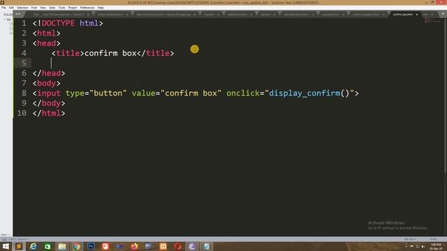 Pop -up Box&& Confirm box in javascript & || JavaScript for beginners in Hindi#05 смотреть онлайн