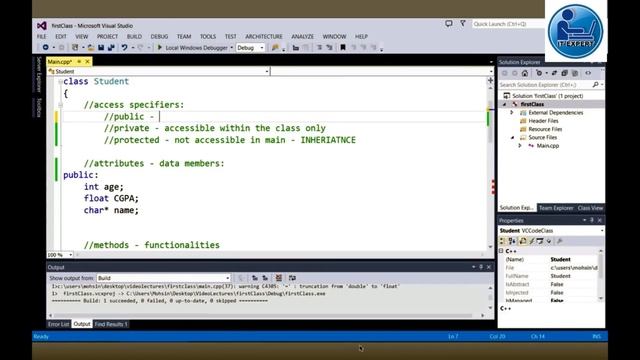 5. Object Oriented Programming - Access Specifiers - public, private, protected | Coding Expert смотреть онлайн