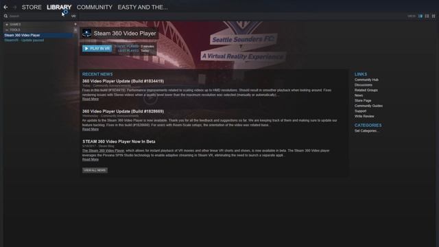 Steam 360 Video - A quick look - Vive - alien covenant смотреть онлайн