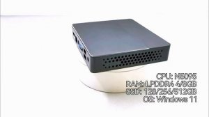 Мини-ПК LPDDR4, 8 Гб SSD, 128 ГБ, Intel N5095, Windows 11