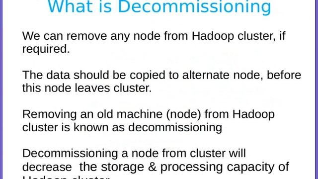 HADOOP Training - Tutorials: Class 13 Commissioning Decommissioning ACL | \\\ U Kan Tech /// смотреть онлайн