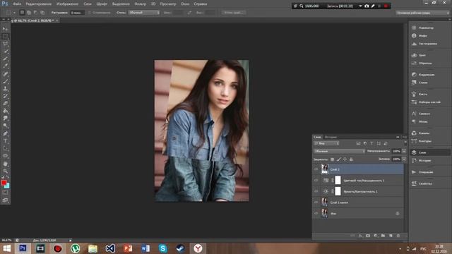PHOTOSHOP КРАСИВЫЙ И ЛЕГКИЙ ЭФФЕКТ! смотреть онлайн