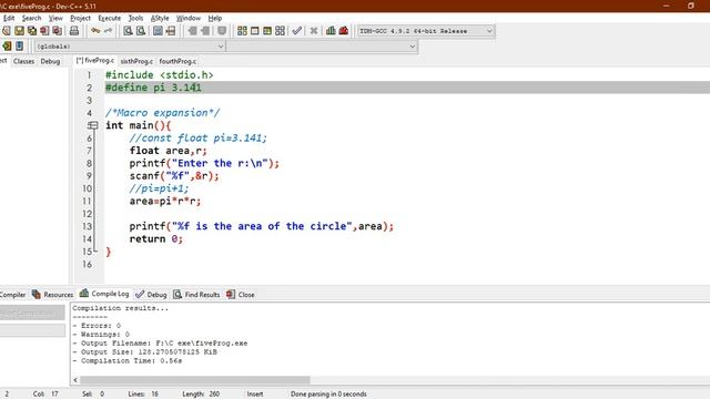 C programming - Macro Expansion with Examples смотреть онлайн