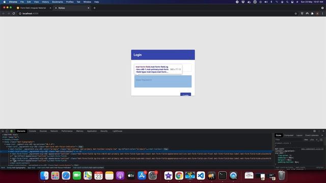 Build simple angular material login form UI | Reactive Form Validation смотреть онлайн