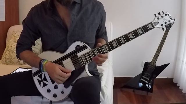 When a Blind Man Cries - MetallicA rhythm guitar cover (How to play James Hetfield part) смотреть онлайн