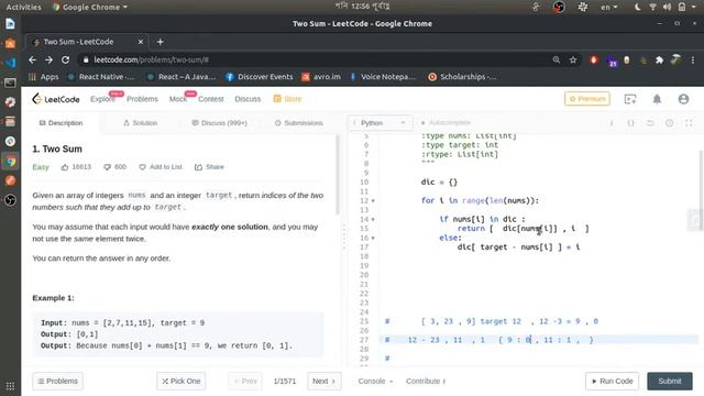 Part 3 - Python two sum problem Bangla tutorial смотреть онлайн