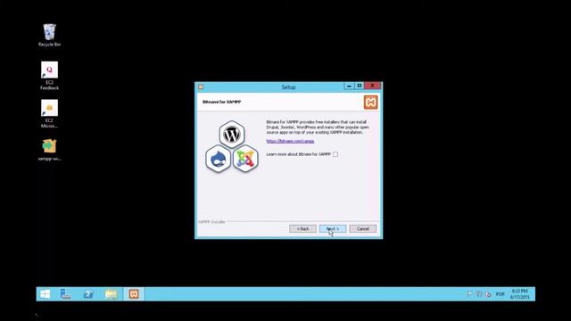 Windows 2012 - XAMPP Installation смотреть онлайн
