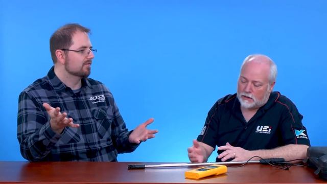 UEi- In-Duct Anemometer/Psychrometer- Highlight And Guide