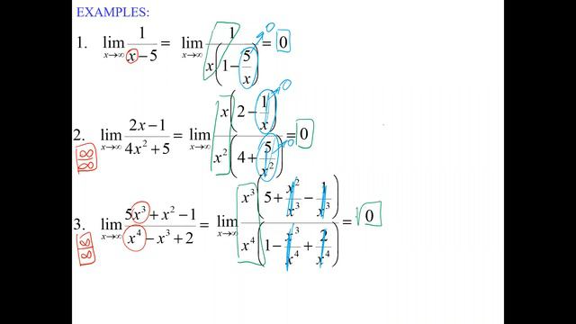 2 7 Limits at Infinity part 1 смотреть онлайн