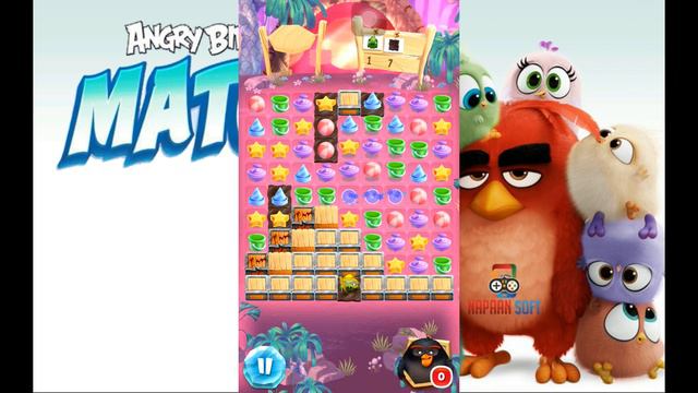 Angry Birds Match - LEVEL 151-167 - DRESS UP PARTY - SUGARTOOTH SANDRA,DJ CLOUD - Gameplay - EP13 смотреть онлайн