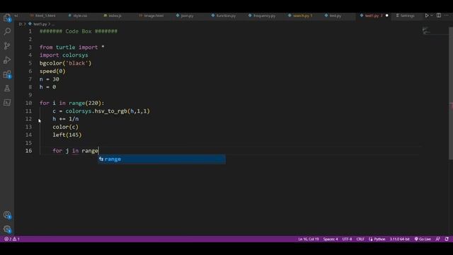 Amazing Python Turtle Graphics 03 | Python Turtle | 3D Drawing смотреть онлайн