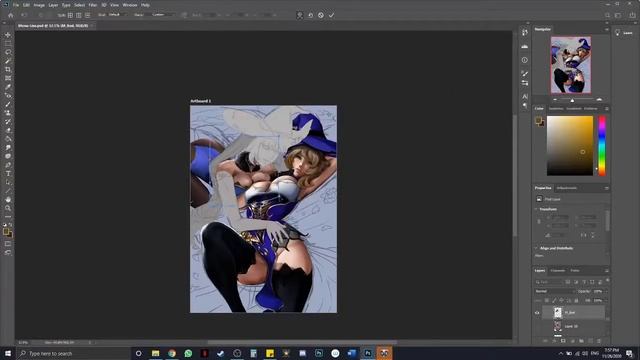 Mona and Lisa Speedpaint смотреть онлайн