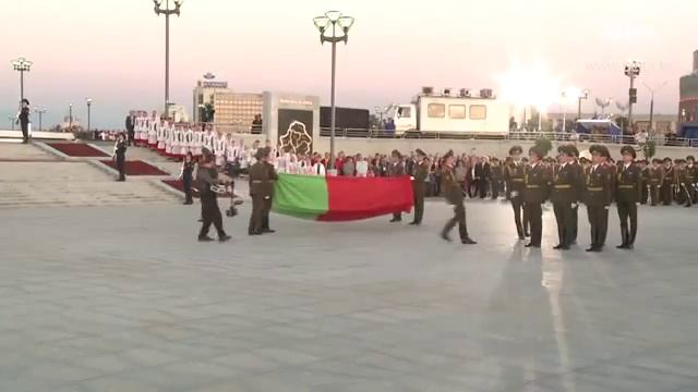 Торжественное открытие площади Государственного флага Беларуси смотреть онлайн