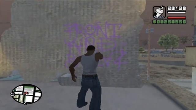 GTA San Andreas "Закрашивание Граффити" смотреть онлайн