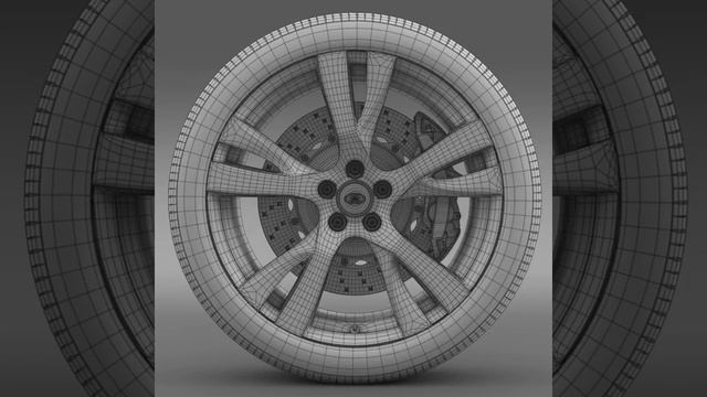 3D Model of Infiniti Q70 wheel Review смотреть онлайн