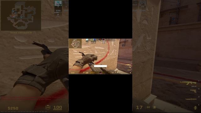 Клатч 1 в 3 на faceit 7-8 lvls #cs2 #clutch #1v3 #кс2