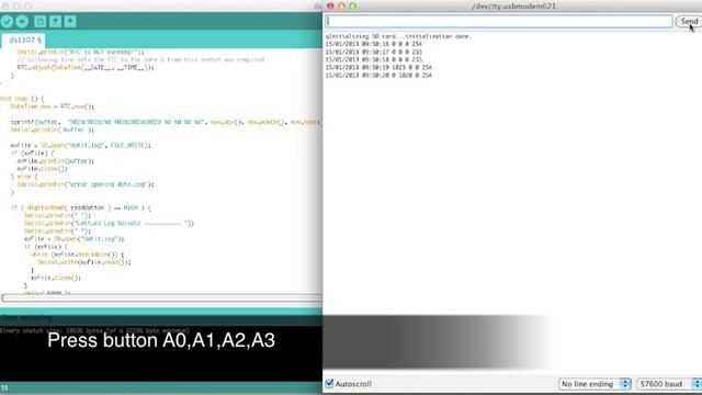 data logging con arduino смотреть онлайн