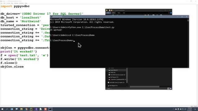 My SSIS Execute Process Task is not creating data files смотреть онлайн