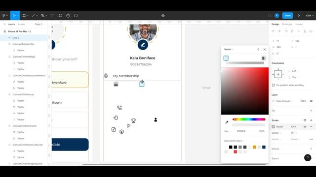 Figma UI/UX edit profile and profile design PART 2 смотреть онлайн