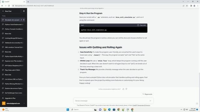 python dice roll simulator issues with quit and roll again смотреть онлайн