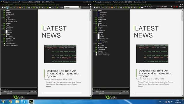 Урок по Game Maker:Studio:Networking : Создание мультиплеера #3 (Регистрация и логин на сервере)