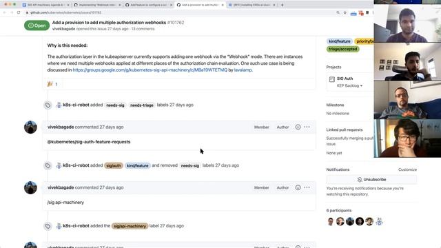 Kubernetes SIG API Machinery 20210602 смотреть онлайн