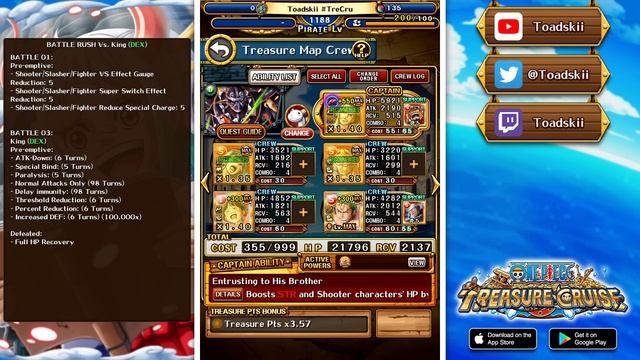 MY TEAMS vs. TREASURE MAP YAMATO! OPTC Gear 5 Celebration! смотреть онлайн
