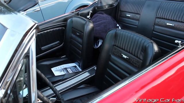 1965 Ford Mustang 289 Convertible in Rangoon Red смотреть онлайн