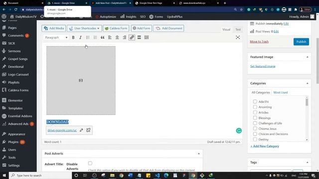 How To Use Google Drive As File Hosting For Any Website (including Wordpress) смотреть онлайн