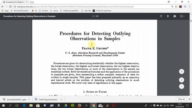 Grubb's test for outliers in Matlab. смотреть онлайн