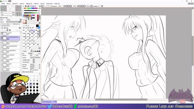 Sketch Animation - HSDxD ISSEI OPPAI TENNIS смотреть онлайн