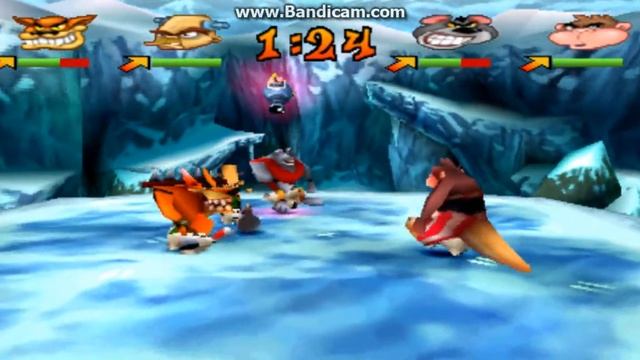 Crash Bash - review - Polar Panic ( Trophy challenge ) смотреть онлайн
