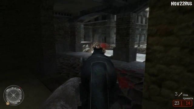 Прохождение Call of Duty 2: Подвиг солдата 2я часть - Враждебные окраины смотреть онлайн
