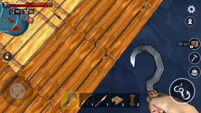 Строю САМЫЙ ВЫСОКИЙ ПЛОТ В RAFT!!! смотреть онлайн