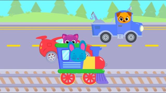 Baby Car Racing ? Cartoon | Cute & Tiny Cars | Mobile Games for Toddlers смотреть онлайн
