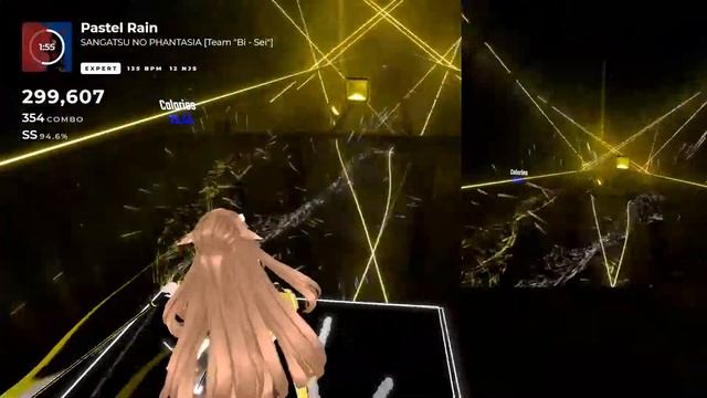 Pastel Rain - Sangatsu no Phantasia Expert (Full Combo 94.6%) Beat Saber смотреть онлайн
