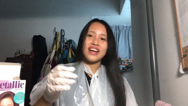 hello bubble metallic ash on black hair // review & trying box dye for the first time смотреть онлайн