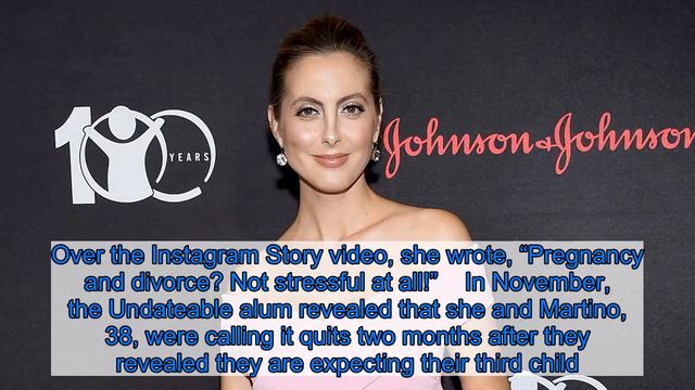 Eva Amurri Martino Jokes Pregnancy and Divorce Isn’t ‘Stressful at All’ смотреть онлайн