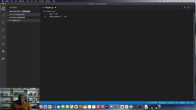 Python Programming 38 : Integer Datatypes смотреть онлайн